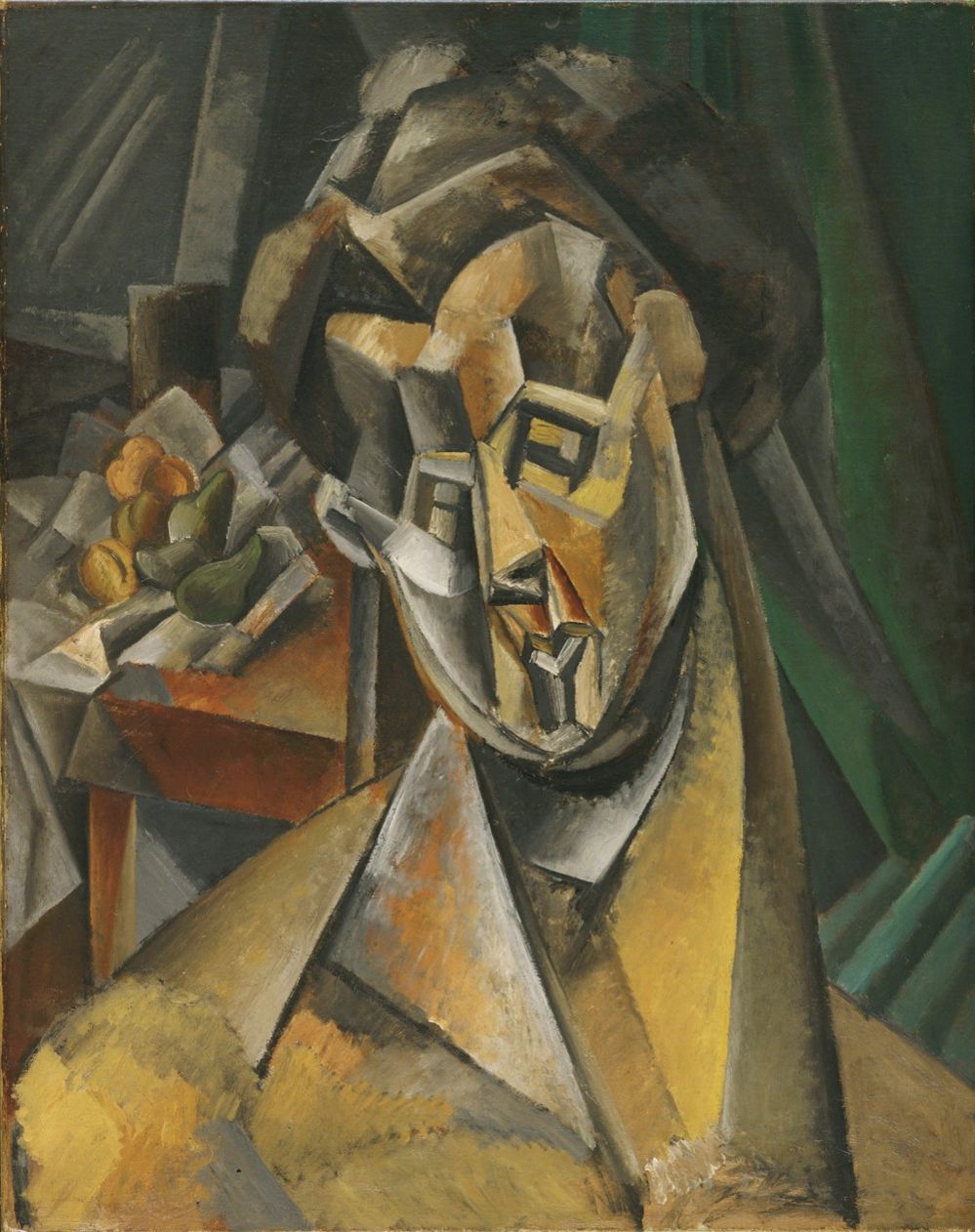 Женщина с грушами, 1909, картина Пикассо