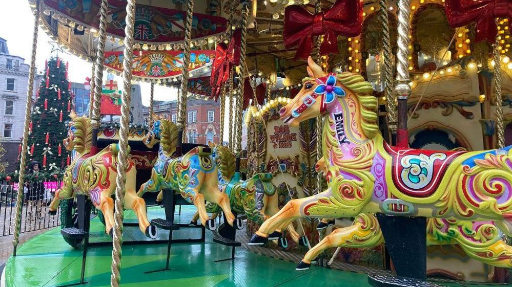 Carousel at the market