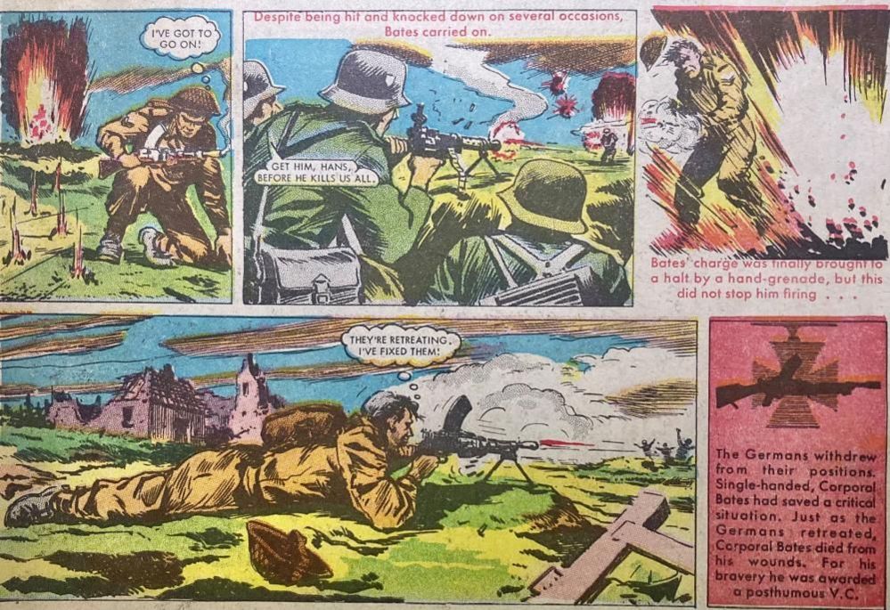 Story strip in Victor comic