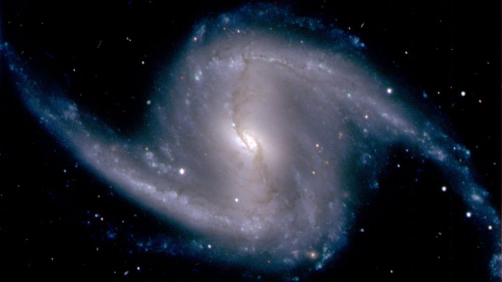 Spiral galaxy NGC 1365, as seen by Dark Energy Camera