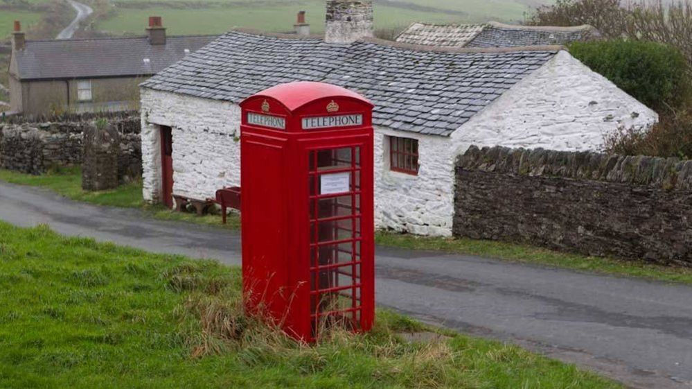 Red phone box courtesy of Manx National Heritage