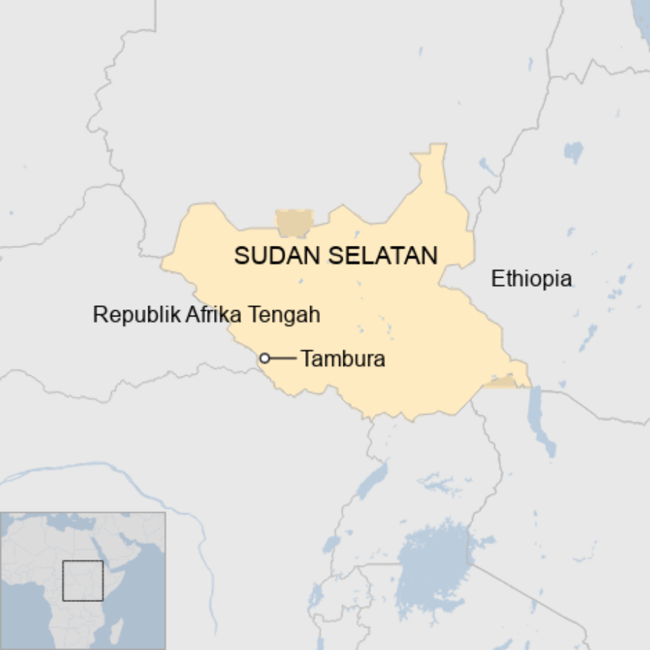 Map: Peta Sudan Selatan