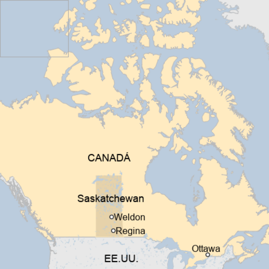 Map: Mapa de Canadá