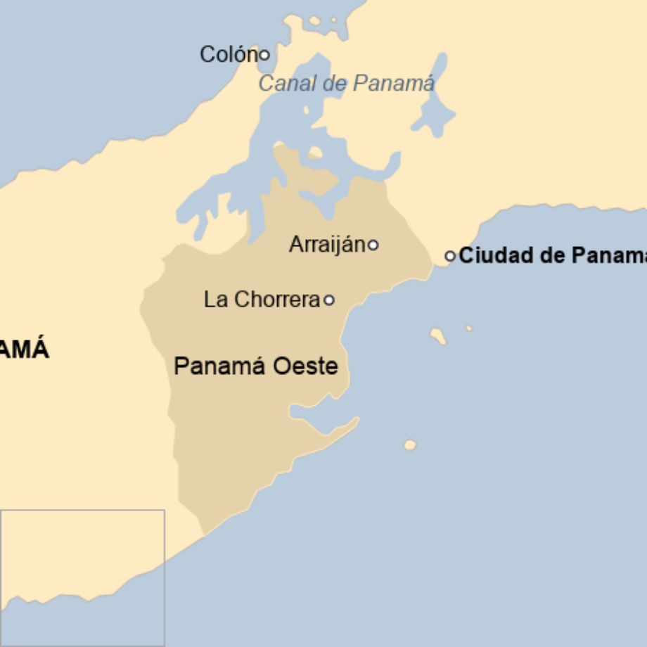 Map: Panamá