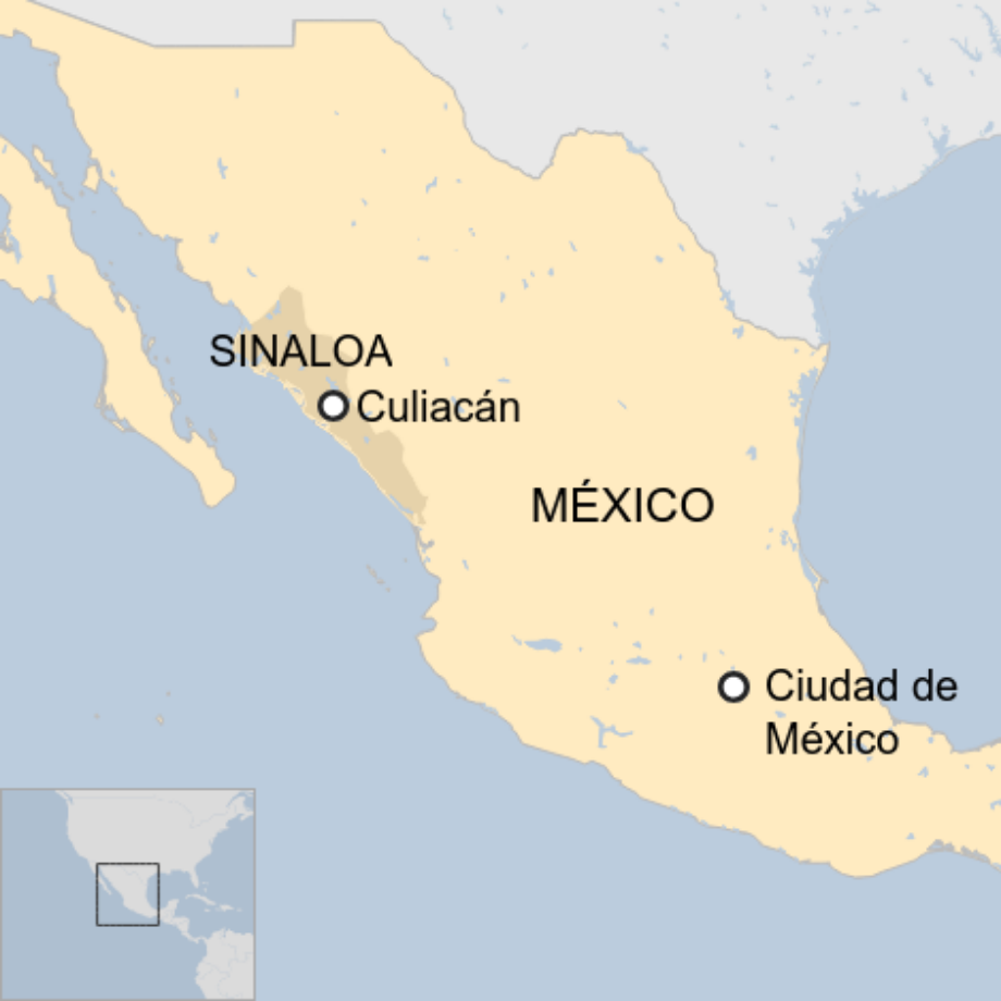 Map: México