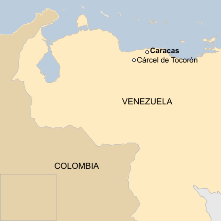 Map: Cárcel de Tocorón