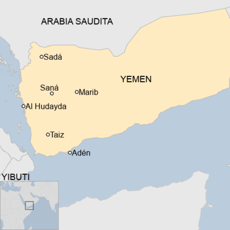Map: Map of Yemen