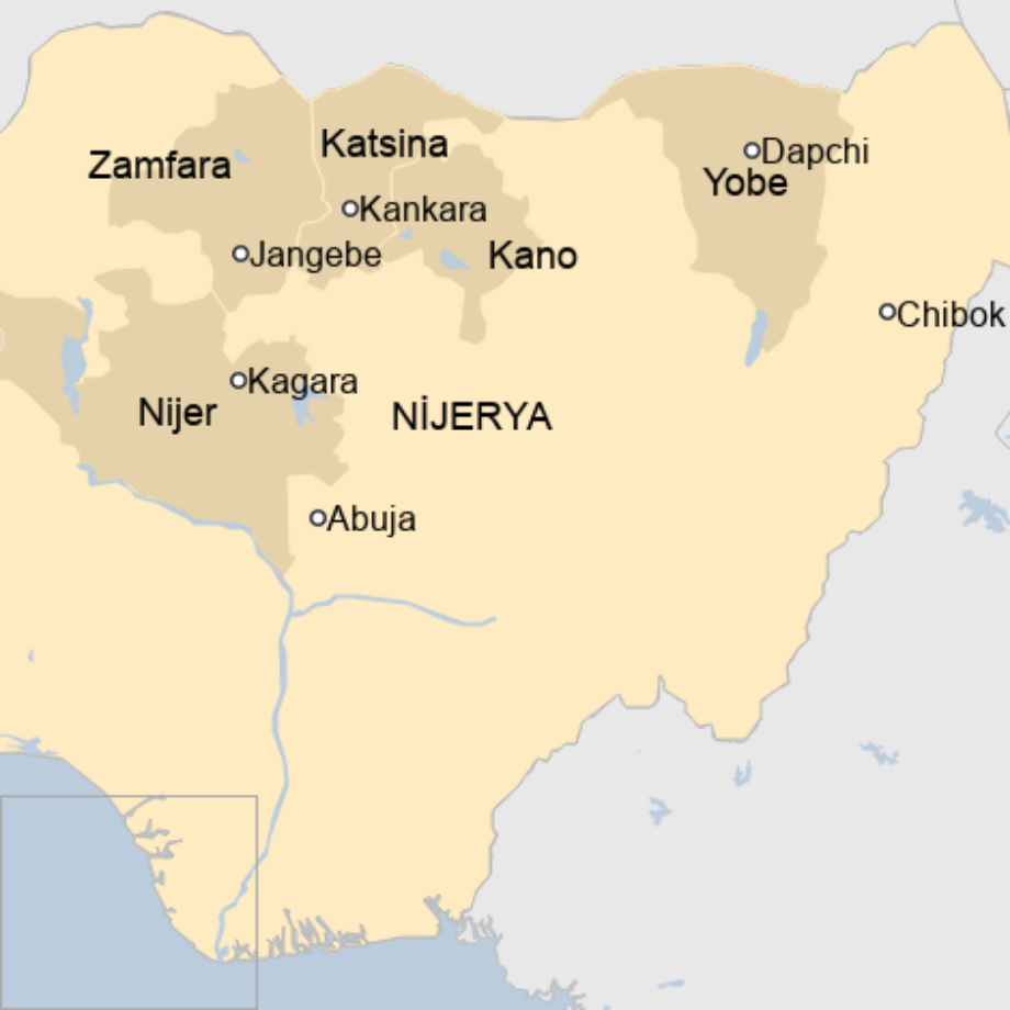 Map: Nigeria