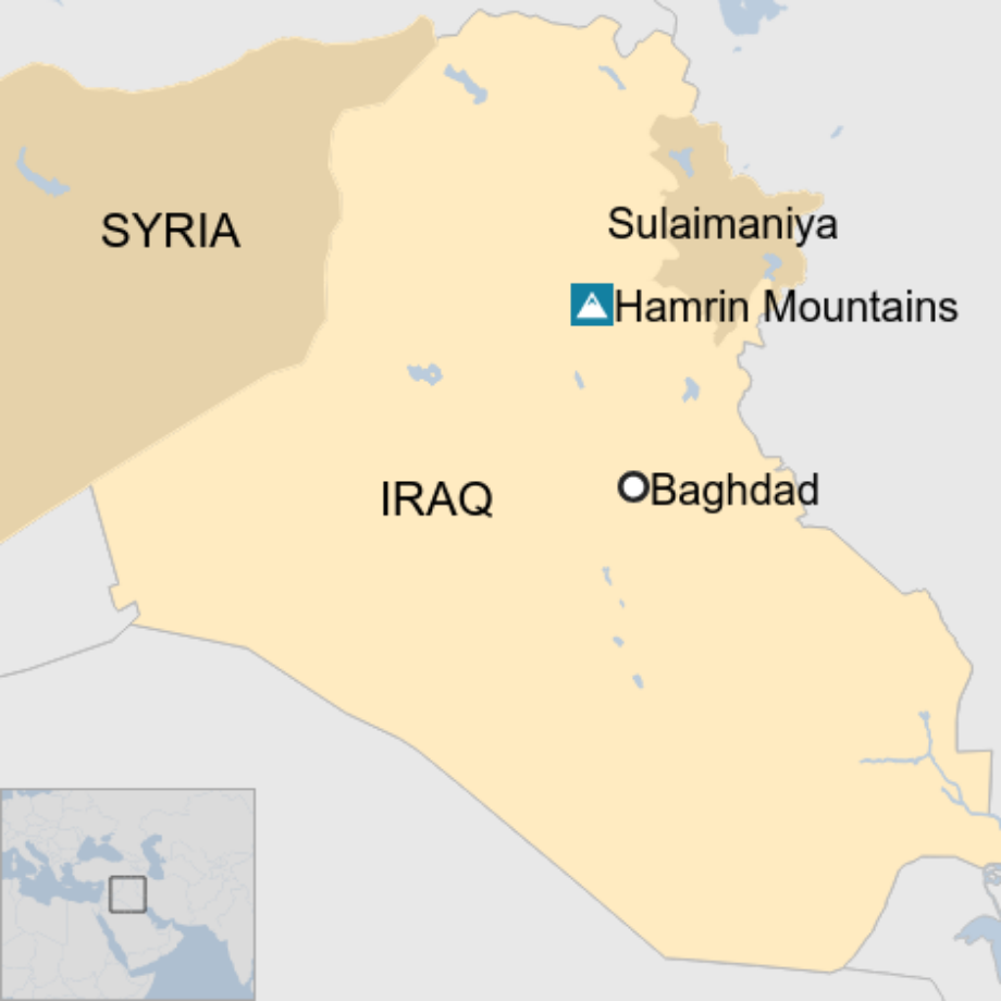 Map: Map of Iraq and Syria