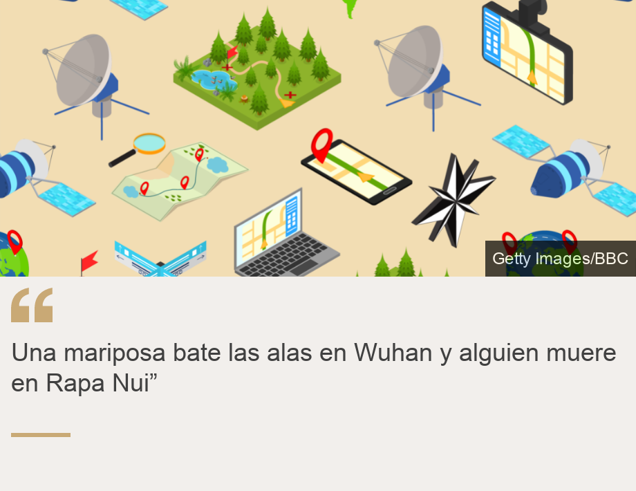 "Una mariposa bate las alas en Wuhan y alguien muere en Rapa Nui”", Source: , Source description: , Image: Patrón isométrico de viajes 