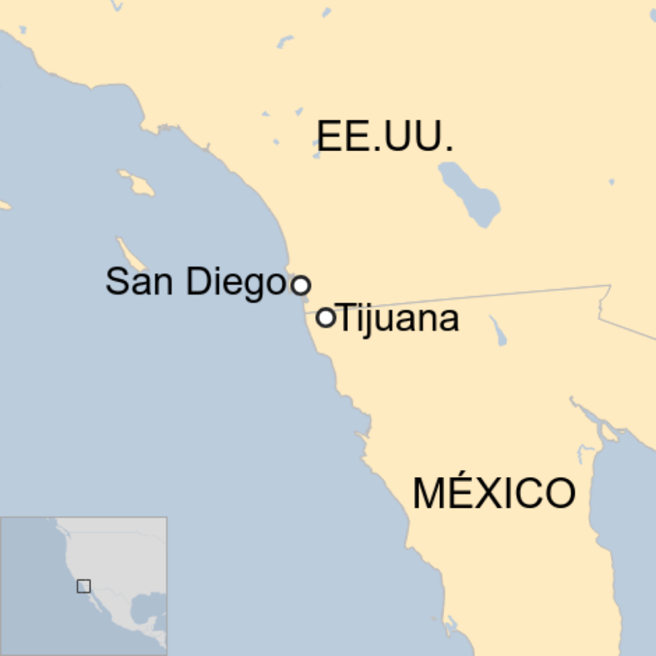 Arriba 31+ Imagen tijuana frontera con estados unidos mapa Mirada tensa