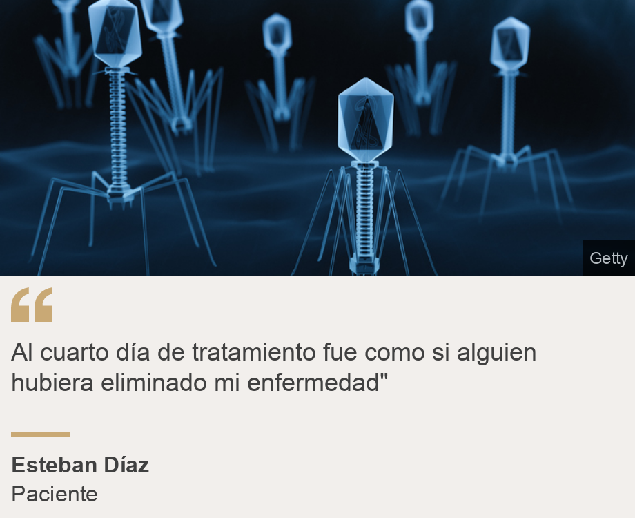 "Al cuarto día de tratamiento fue como si alguien hubiera eliminado mi enfermedad"", Source: Esteban Díaz, Source description: Paciente, Image: 