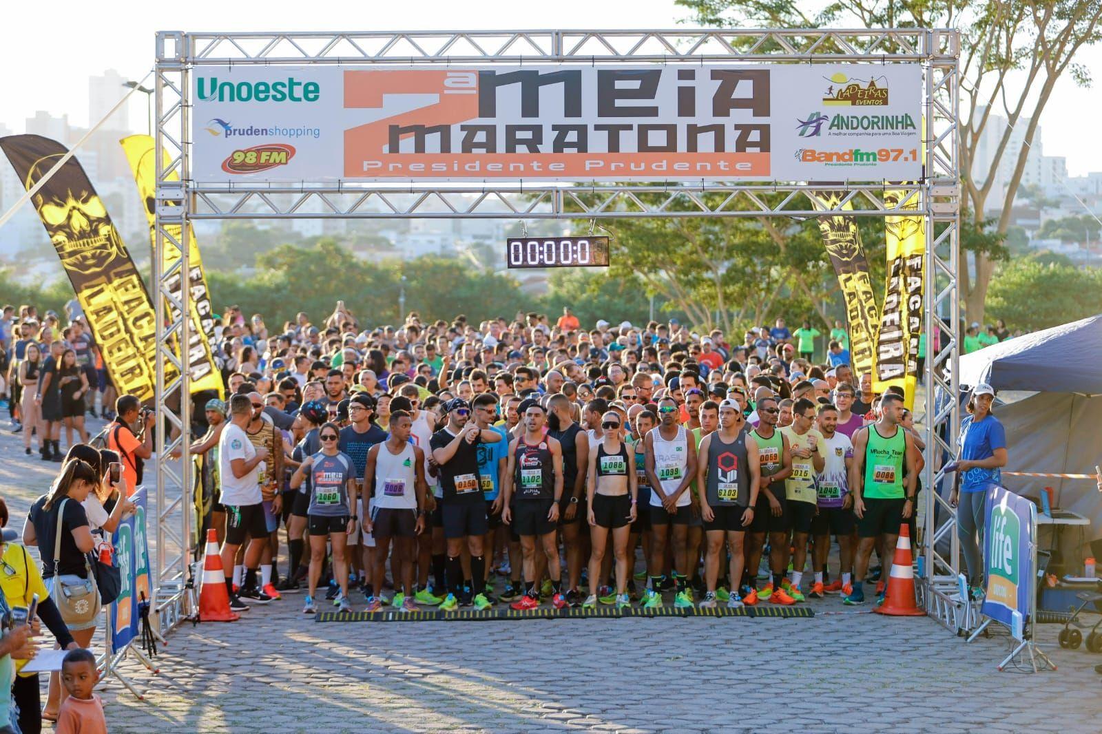 Participantes de maratona