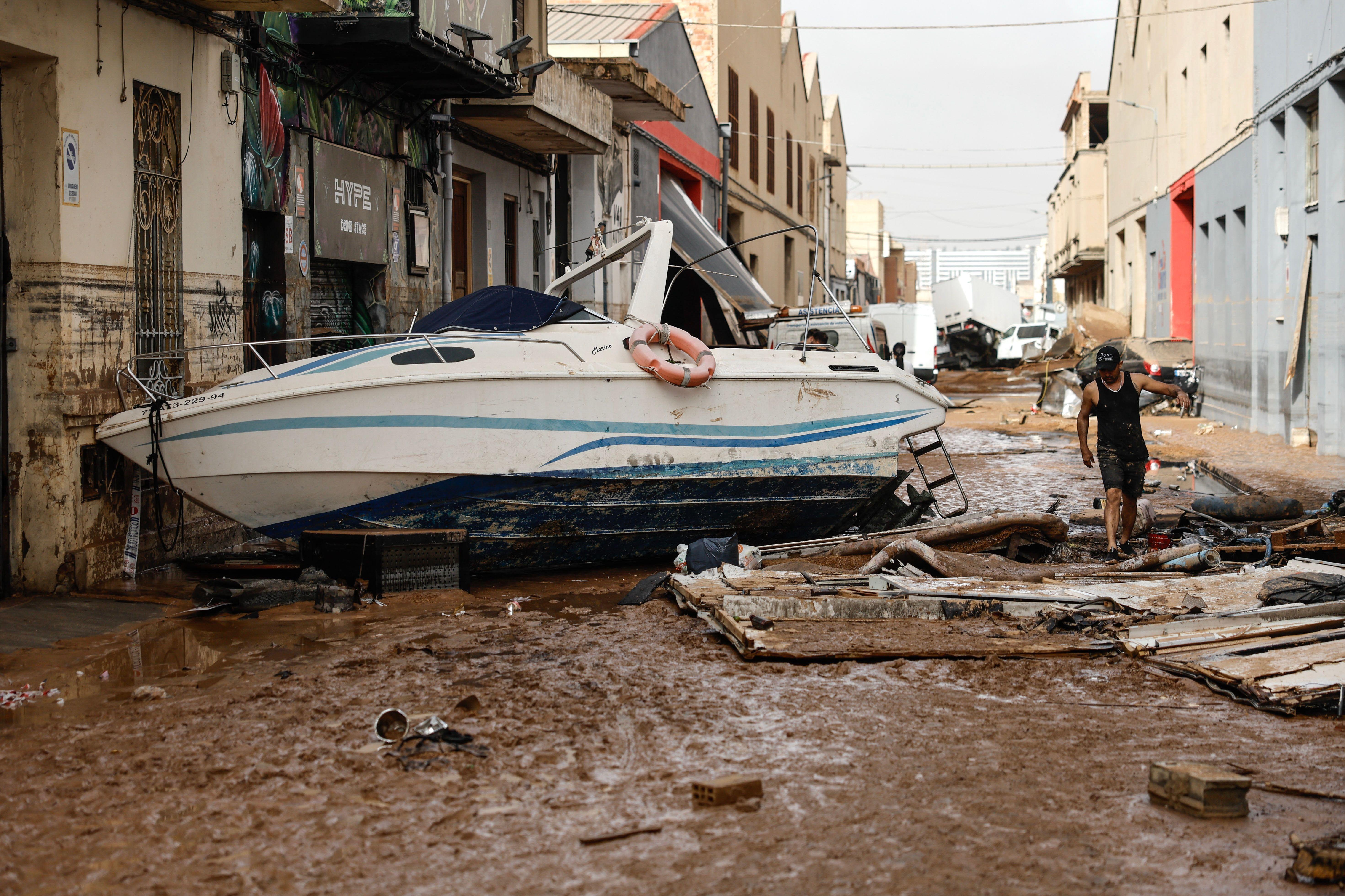 Devastación tras inundaciones