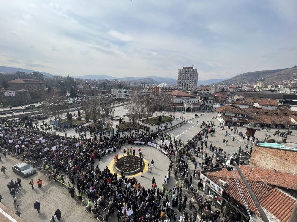 Protest u Novom Pazaru, studenti, studentski protest u Novom Pazaru