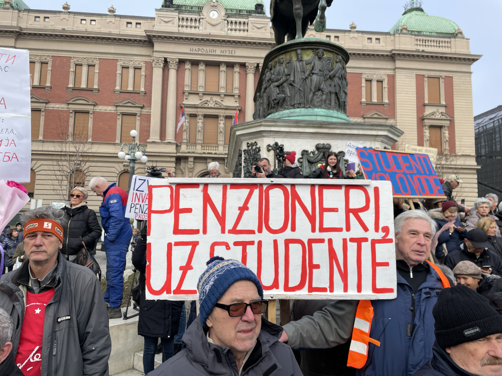 penzioneri, protest penzionera