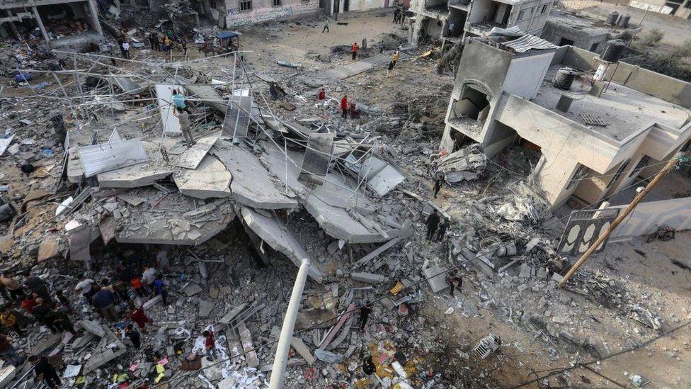 الدمار في غزة 