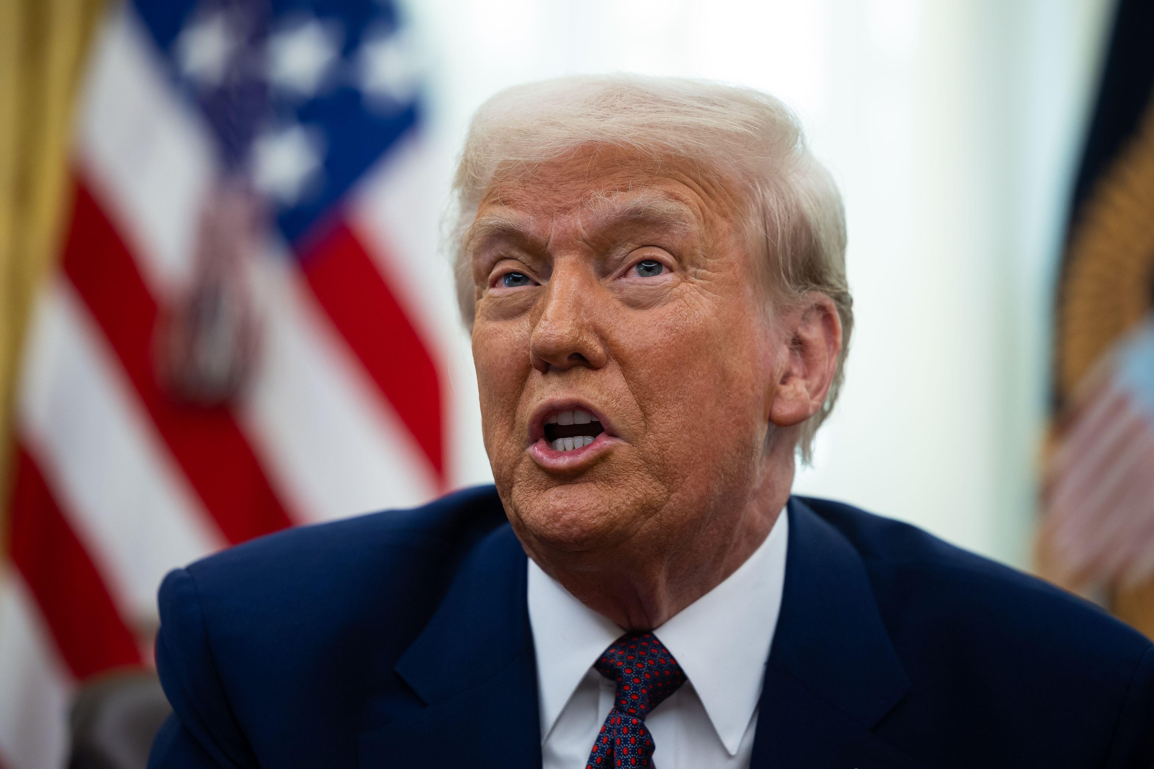 الرئيس الأمريكي دونالد ترامب