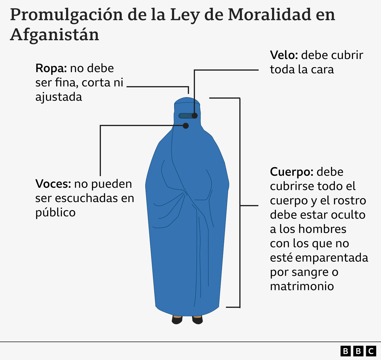 Gráfico de mujeres afganas