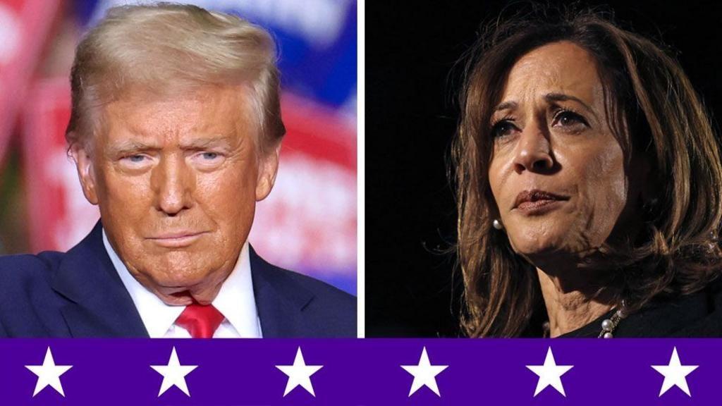 Donald Trump y Kamala Harris