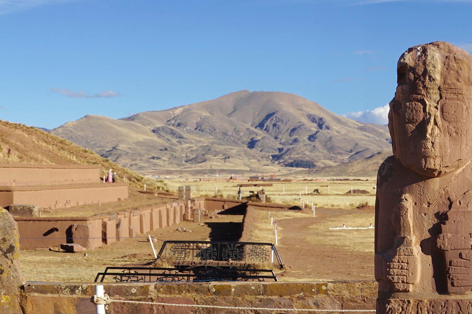 Las ruinas de la antigua ciudad-estado en Bolivia.
