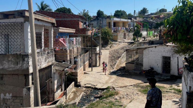 Bairro pobre em Cartagena