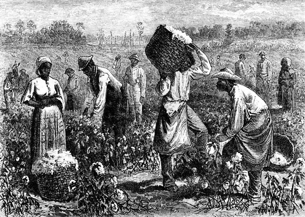 Esclavos en una plantación