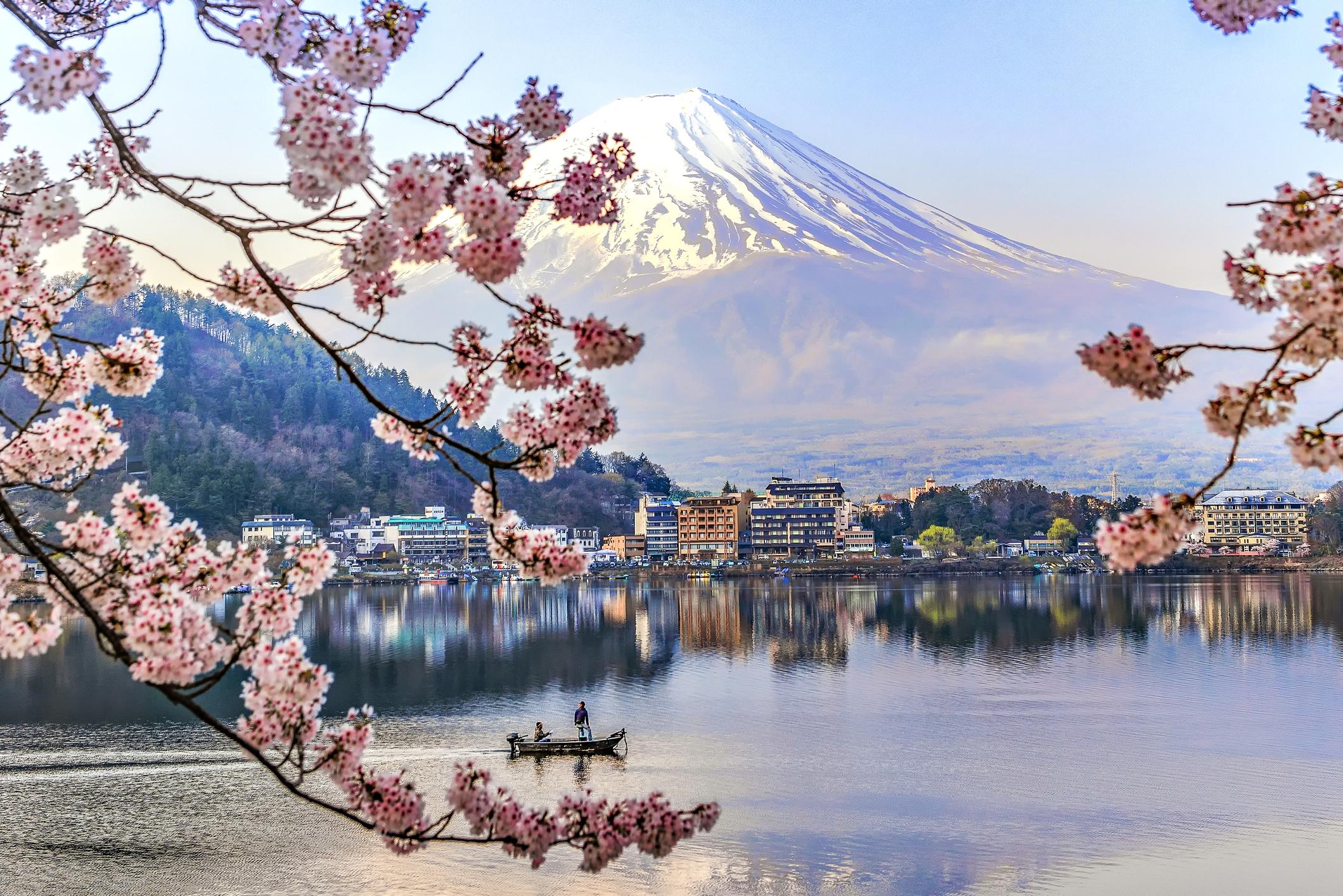 Vista do Monte Fuji