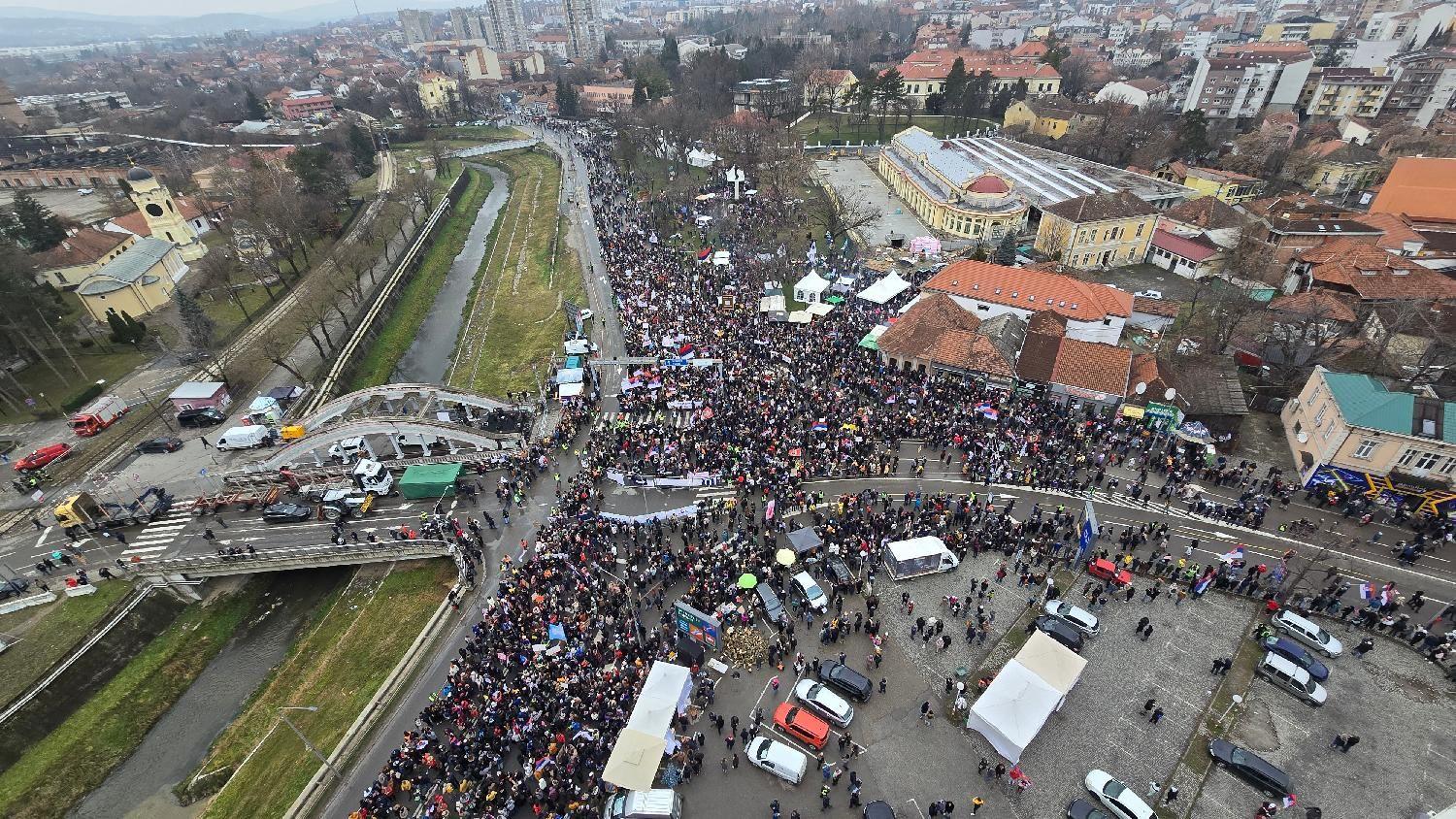 studentska blokada u Kragujevcu