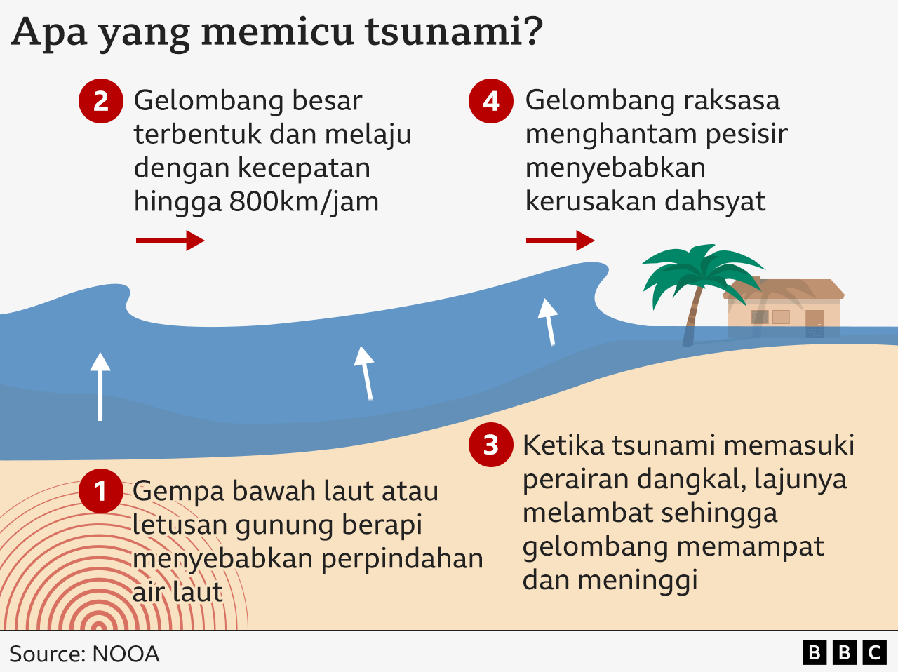 Apa pemicu tsunami 