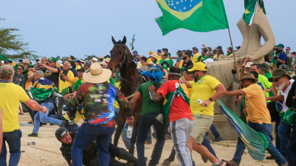 Brezilya'nın başkenti Brasília'daki olaylar