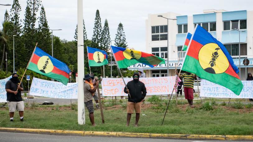 Protests flare up in New Caledonia as France detains activists