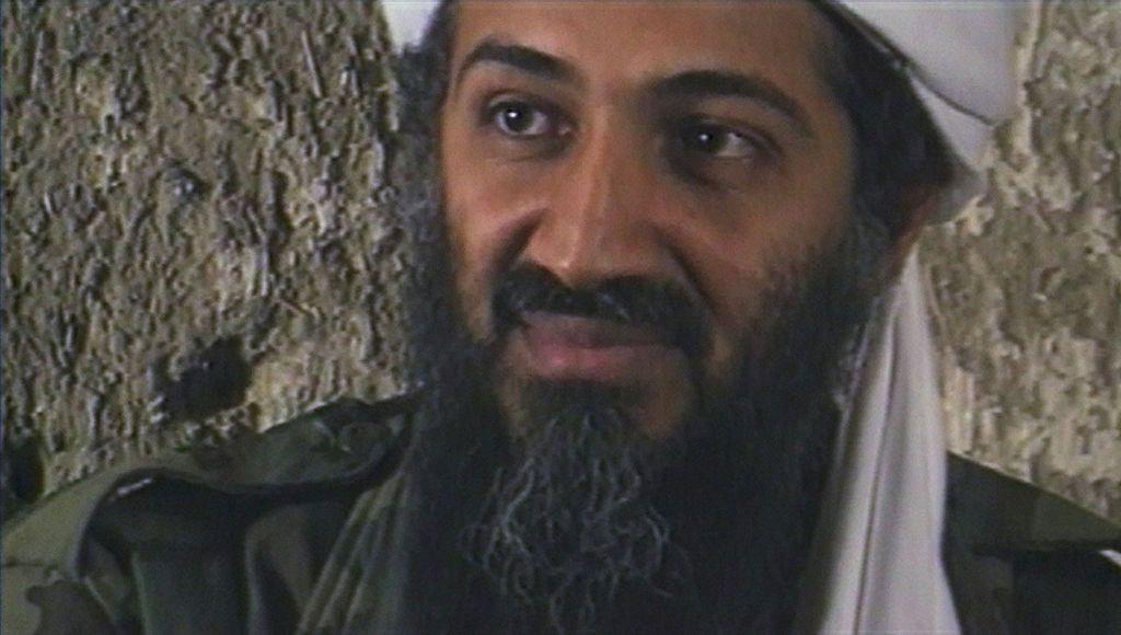 Osama Bin Laden, en primer plano. 