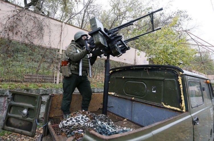 مدفع رشاش يستخدم في أوكرانيا لاصطياد الطائرات المسيرة