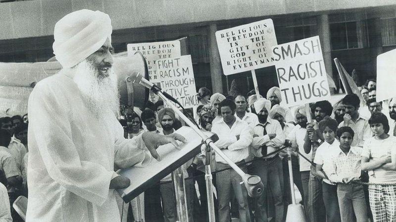ਸਾਲ 1974 ਵਿੱਚ ਕੈਨੇਡਾ ਵਿੱਚ ਸਿੱਖਾਂ ਦਾ ਪ੍ਰਦਰਸ਼ਨ