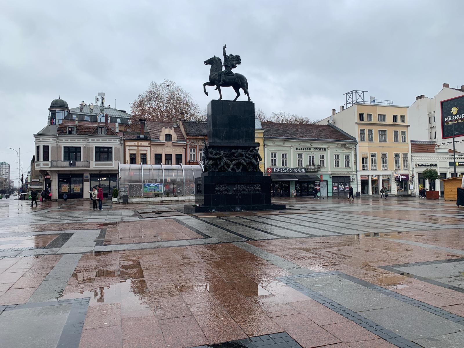 Centar Niša jutro posle protesta