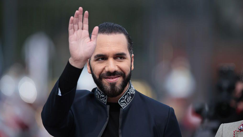 El presidente de El Salvador, Nayib Bukele, el 30 de septiembre en Buenos Aires, Argentina.