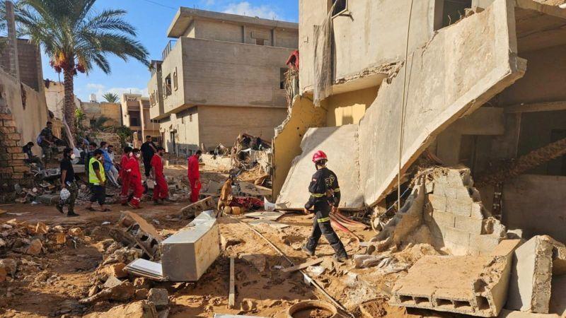 الدمار في درنة