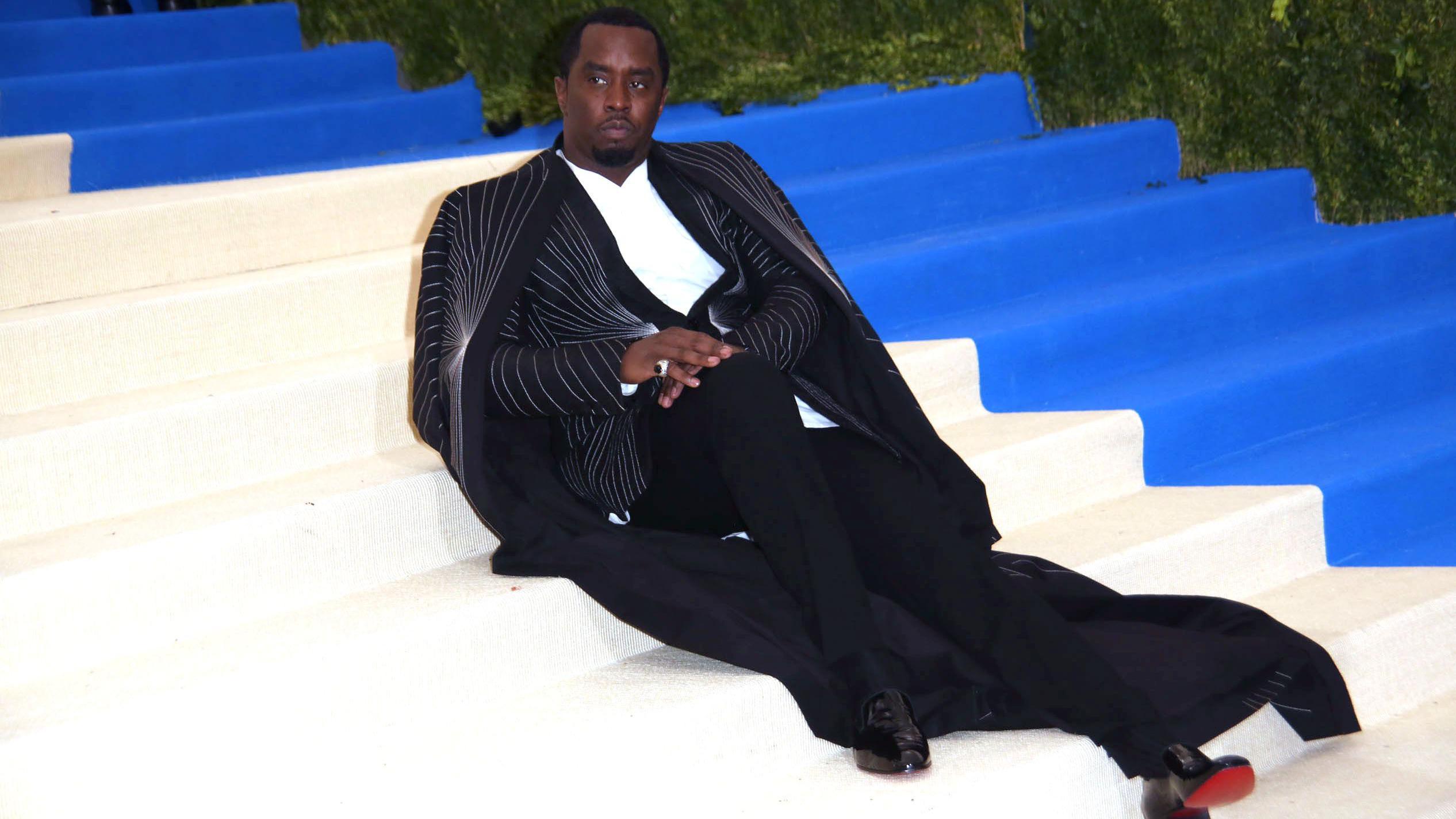 Sean "Diddy" Combs di ajang Met Gala di New York pada 2017