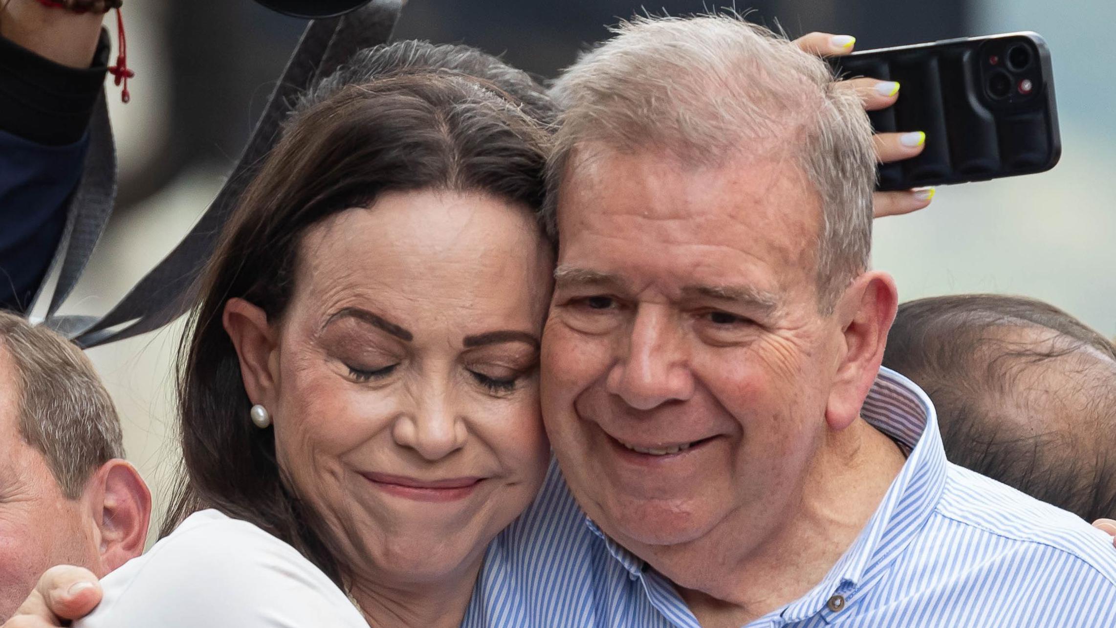 María Corina Machado y Edmundo González en una foto de archivo