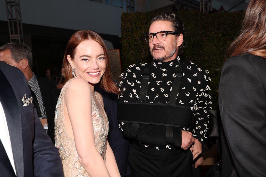 Emma Stone y Pedro Pascal