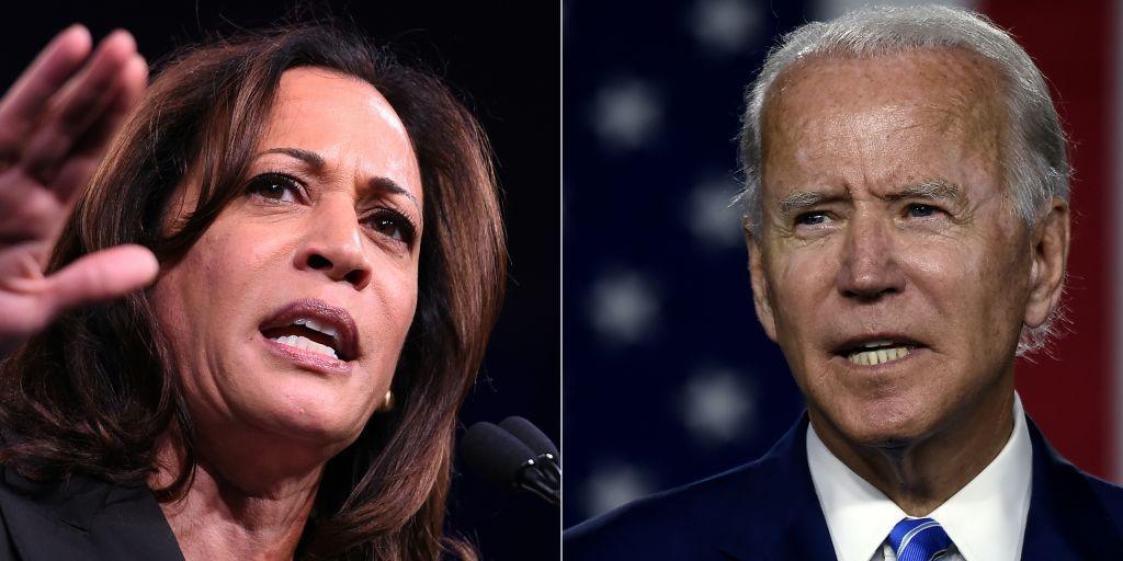 Kamala Harris e Joe Biden