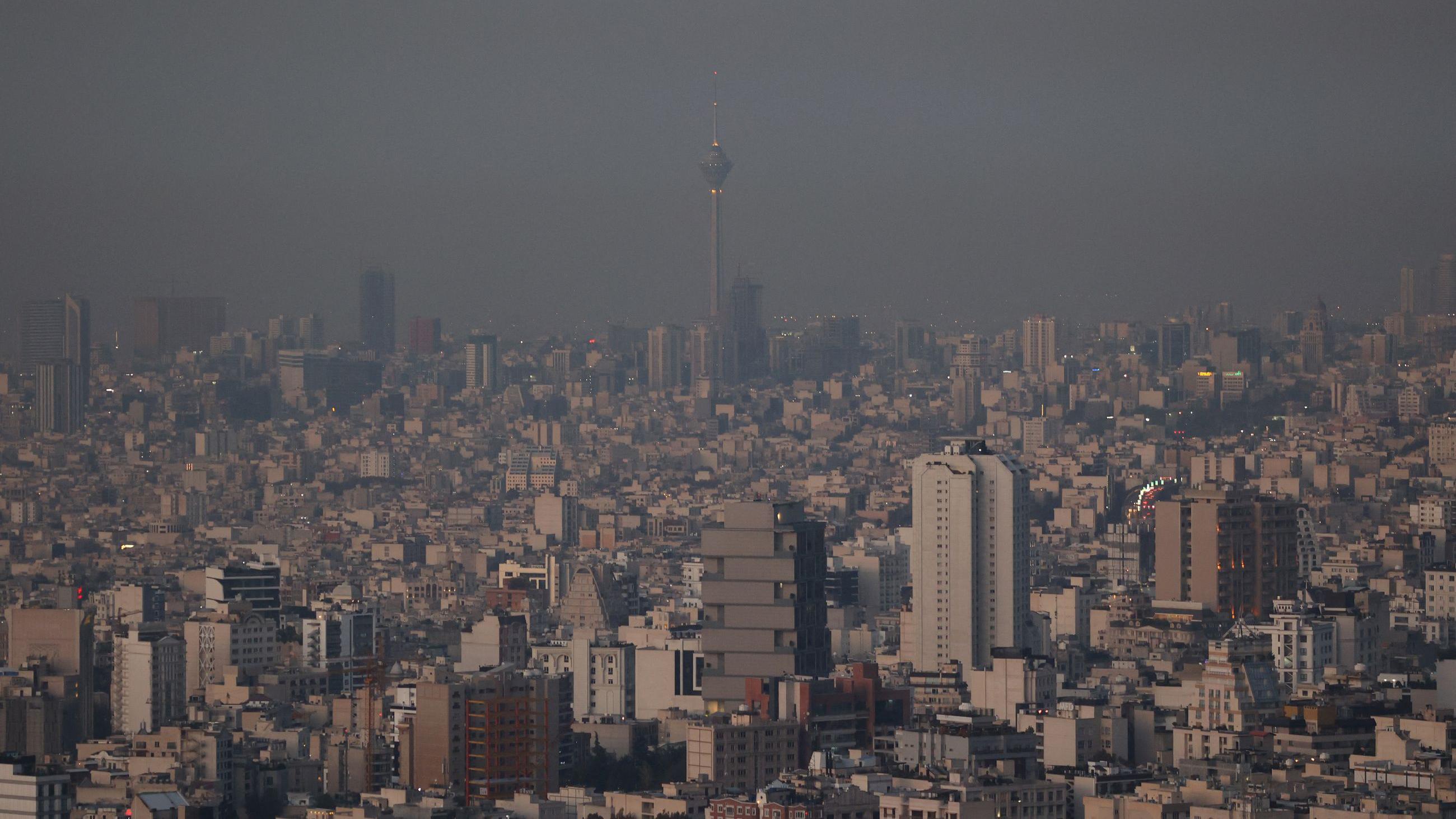 Vista general de Teherán después de que se escucharan varias explosiones, en Irán, el 26 de octubre de 2024.