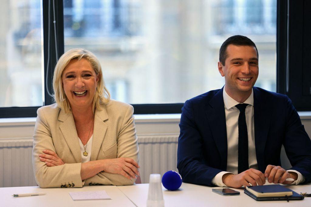 Jordan Bardella es el delfín de Marine Le Pen. 