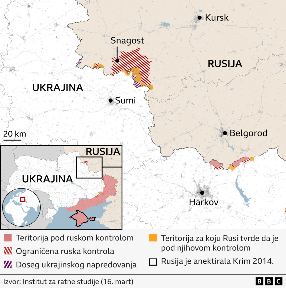 mapa borbi u Kurskoj oblasti