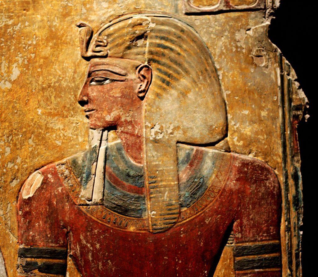 Un relieve del faraón Seti I