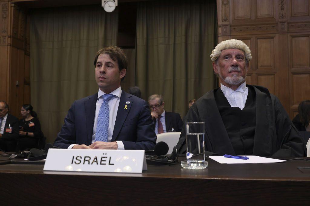 Los representantes de Israel ante la CIJ