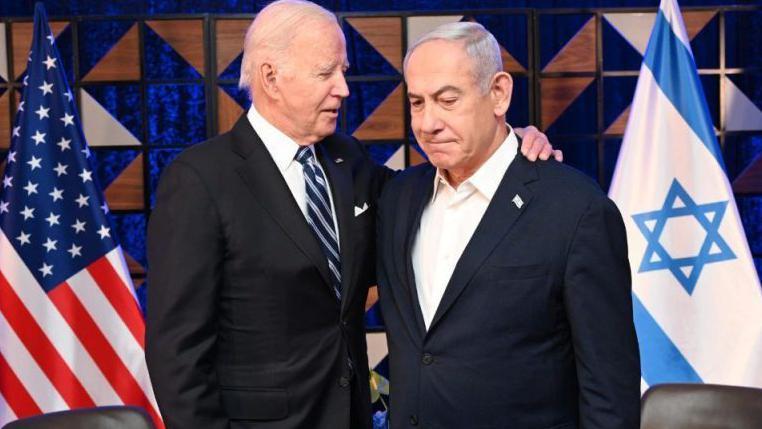 Biden y Netanyahu en octubre de 2023.