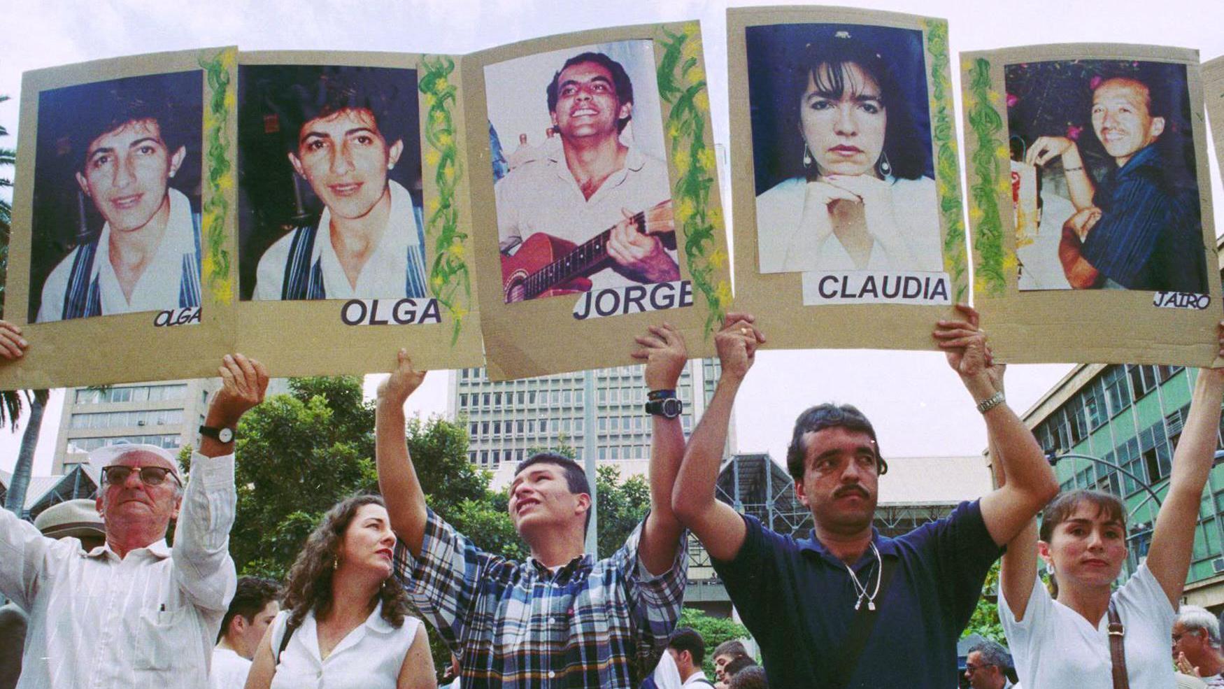 Protestas contra el secuestro en Colombia