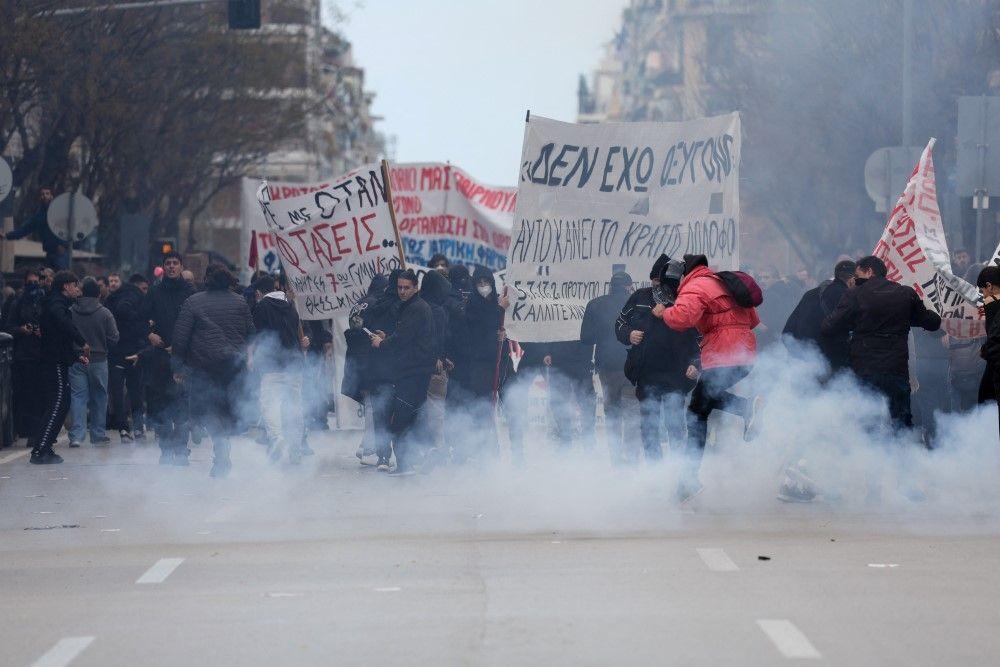 grčka, atina, neredi u atini, protest u Grčkoj